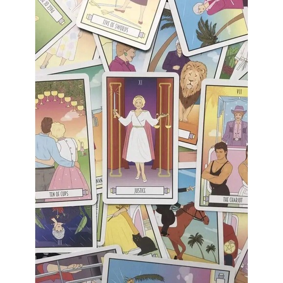 NEW The Golden Girls Tarot Cards Deck Set Metaphysical 80's 90's Retro‎ oracle - Picture 5 of 5